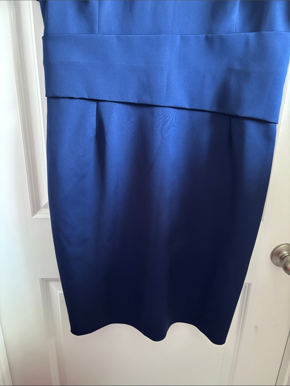 The Fold Ladies' Royal Blue Midi Sheath Dress - Picture 3 of 5